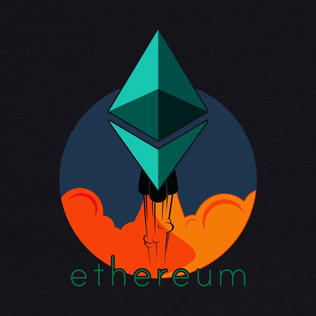 Rocket to The Moon : Ethereum Edition by CryptoTextile